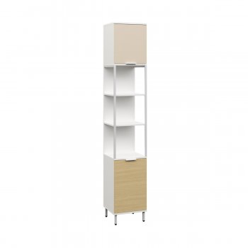 Стеллаж Марвэл 16.426 бел (Моби) в Реж - rezh.mebel-e96.ru | фото