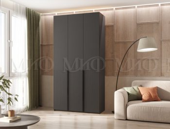 Шкаф 1200 мм Марвэл с доп. ящиками, графит (Миф) в Реж - rezh.mebel-e96.ru