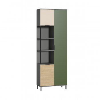 Шкаф комбинированный Марвэл 13.22 сер (Моби) в Реж - rezh.mebel-e96.ru