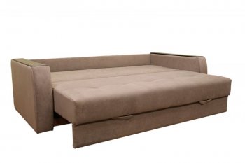 Диван Милан 3, НПБ, ткань Монако 02 (какао) (Хит Диван) в Реж - rezh.mebel-e96.ru