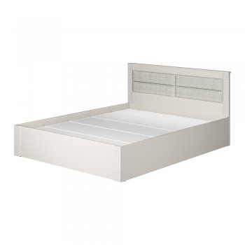 Кровать двуспальная Монако КР-16 кашемир (БТС) в Реж - rezh.mebel-e96.ru