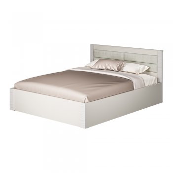 Кровать двуспальная Монако КР-16 кашемир (БТС) в Реж - rezh.mebel-e96.ru