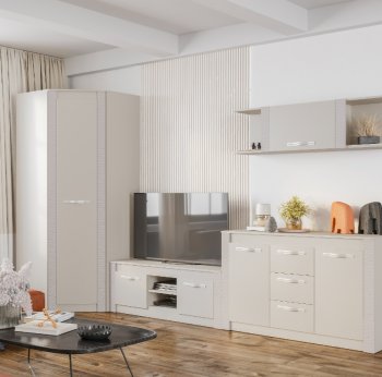 Стенка Монако Кашемир комп.2 (модульная) (БТС) в Реж - rezh.mebel-e96.ru