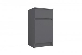 Тумба для обуви с 1ящ. Мори МПТ400 графит (ДСВ) в Реж - rezh.mebel-e96.ru