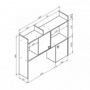 Надстройка для стола Дельта-17.05 в Реж - rezh.mebel-e96.ru | фото