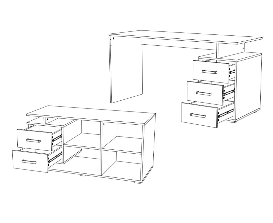 Набор детской мебели Неаполь-1 (Миф) в Реж - rezh.mebel-e96.ru