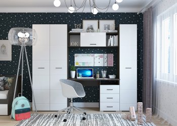 Набор детской мебели Ненси модульный (Гор) в Реж - rezh.mebel-e96.ru