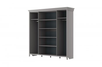Шкаф распашной 2160 мм ШР-4 Никеа антрацит (БМ) в Реж - rezh.mebel-e96.ru