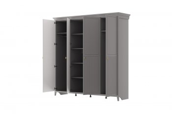 Шкаф распашной 2160 мм ШР-4 Никеа антрацит (БМ) в Реж - rezh.mebel-e96.ru