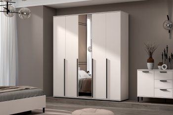 Шкаф 2000 мм Норден с зеркалом (Зарон) в Реж - rezh.mebel-e96.ru
