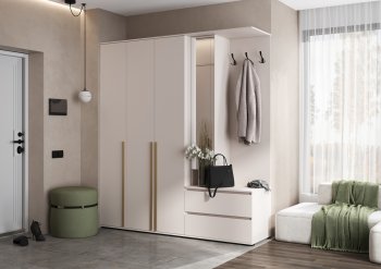 Прихожая Норд+Шкаф 1200, кашемир (Миф) в Реж - rezh.mebel-e96.ru