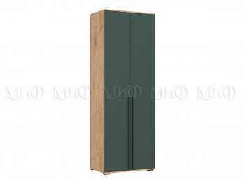 Шкаф 800 мм 2-х ств. Норд крафт/изумруд (Миф) в Реж - rezh.mebel-e96.ru