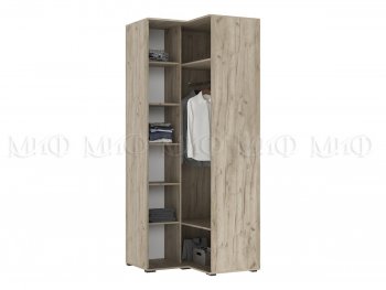 Шкаф угловой Норд крафт серый/кашемир (Миф) в Реж - rezh.mebel-e96.ru