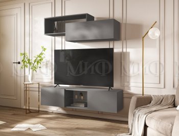 Стенка Норд-1 графит (Миф) в Реж - rezh.mebel-e96.ru
