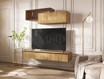 Стенка Норд-2 дуб крафт (Миф) в Реж - rezh.mebel-e96.ru