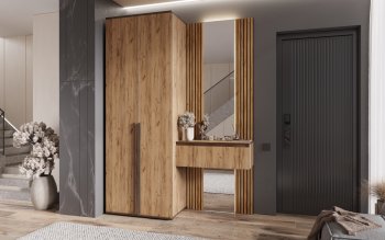 Шкаф 800+Тумба с зеркалом Норд (Миф) в Реж - rezh.mebel-e96.ru