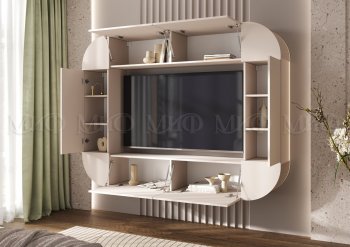 Стенка Норд (Зона ТВ), кашемир (Миф) в Реж - rezh.mebel-e96.ru