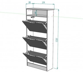 Обувница W10 (Белый) в Реж - rezh.mebel-e96.ru