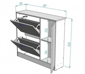 Обувница W31 (Белый) в Реж - rezh.mebel-e96.ru