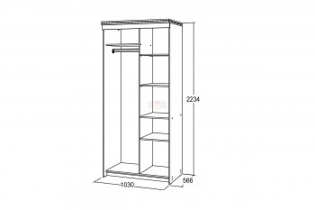 Шкаф-купе 1000 мм Ольга-13 в Реж - rezh.mebel-e96.ru