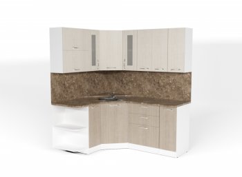 Кухонный гарнитур Ольга оптима 3 1500х1800 мм (Герда) в Реж - rezh.mebel-e96.ru