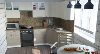 Кухонный гарнитур Ольга оптима 5 2700х1600 мм (Герда) в Реж - rezh.mebel-e96.ru