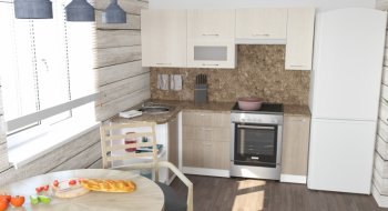 Кухонный гарнитур Ольга прайм 2 1300х2100 мм (Герда) в Реж - rezh.mebel-e96.ru
