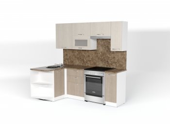 Кухонный гарнитур Ольга прайм 2 1300х2100 мм (Герда) в Реж - rezh.mebel-e96.ru