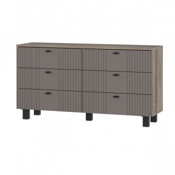 Комод Олива КМ-04 муссон софт (БТС) в Реж - rezh.mebel-e96.ru