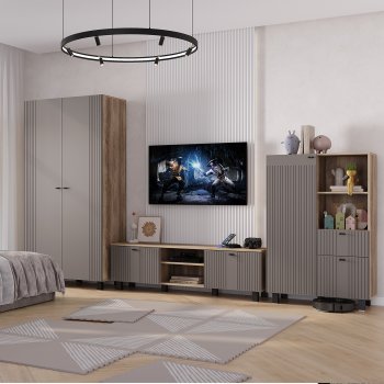 Стенка Олива комп.3 муссон (БТС) в Реж - rezh.mebel-e96.ru