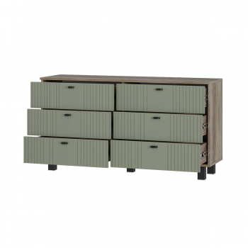 Комод Олива КМ-04 эквалипт софт (БТС) в Реж - rezh.mebel-e96.ru