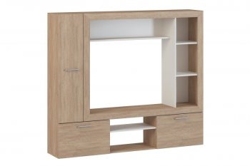 Стенка OSKAR3 дуб сонома (Генезис) в Реж - rezh.mebel-e96.ru