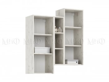 Стенка Оскар крафт белый/графит (Миф) в Реж - rezh.mebel-e96.ru