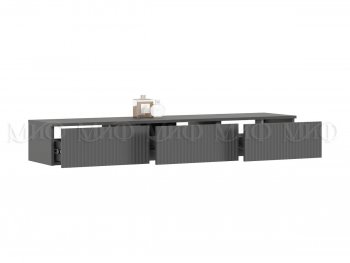 Стенка Оскар комп.2 графит (Миф) в Реж - rezh.mebel-e96.ru