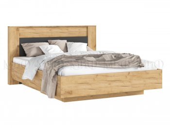 Кровать парящая Остин крафт/графит (Миф) в Реж - rezh.mebel-e96.ru