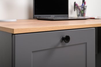 Стол письменный 12.159 Остин графит (Моби) в Реж - rezh.mebel-e96.ru