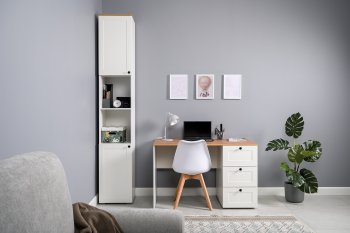 Набор детской мебели Остин белый, модульный (Моби) в Реж - rezh.mebel-e96.ru
