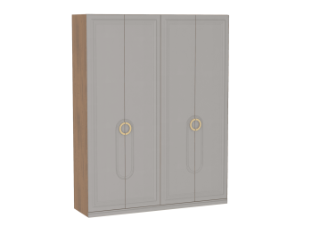 Шкаф 1800 мм 4-дверный с доп. ящиками Палермо (СБК) в Реж - rezh.mebel-e96.ru