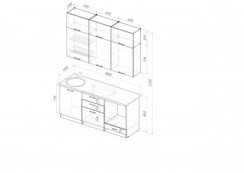 Кухонный гарнитур Парма макси 1800 мм (Герда) в Реж - rezh.mebel-e96.ru
