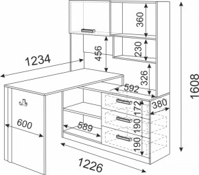 Подростковая мебель Волкер модульная (Риннер) в Реж - rezh.mebel-e96.ru