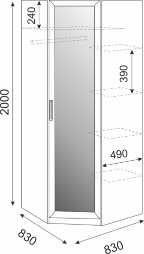 Подростковая мебель Волкер модульная (Риннер) в Реж - rezh.mebel-e96.ru