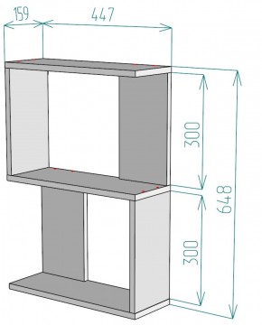 Полка S28 (ДМ) в Реж - rezh.mebel-e96.ru