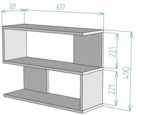 Полка S29 (Белый) в Реж - rezh.mebel-e96.ru