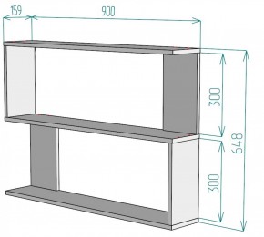 Полка S32 (ДМ) в Реж - rezh.mebel-e96.ru