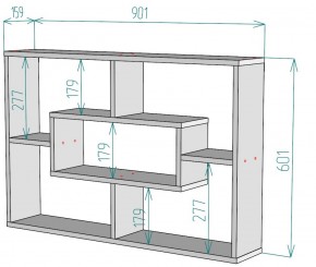 Полка S40 (Белый) в Реж - rezh.mebel-e96.ru