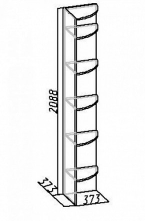 Полка угловая Комфорт 9 в Реж - rezh.mebel-e96.ru