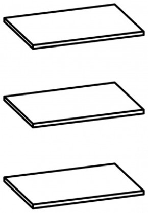 Полки арт. П107 для артикула 107 (3 шт.) в Реж - rezh.mebel-e96.ru