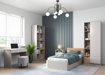 Набор детской мебели Прайм модульный (Олмеко) в Реж - rezh.mebel-e96.ru