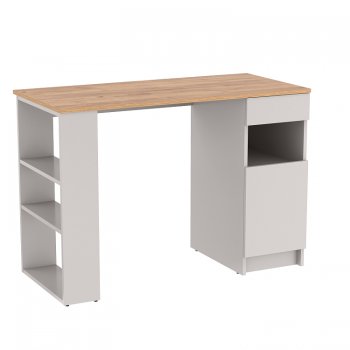Стол письменный 89.10 Прайм (с тумбой и полками) (Олмеко) в Реж - rezh.mebel-e96.ru