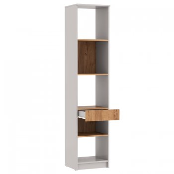 Стеллаж 89.21 Прайм (высокий с ящиком) (Олмеко) в Реж - rezh.mebel-e96.ru